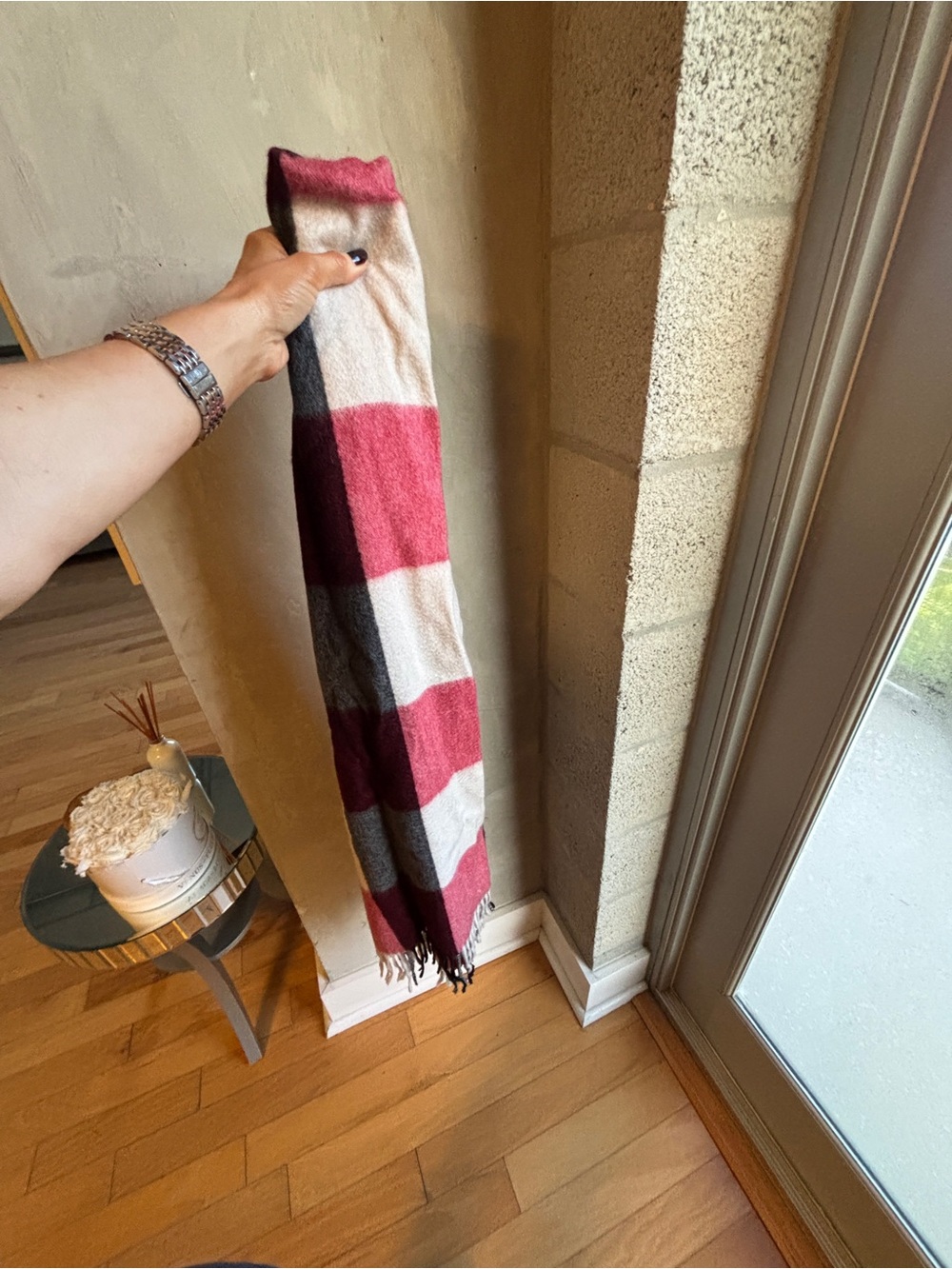 Plaid Winter Scarf in Multicolor